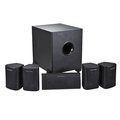 Monoprice 5.1 Channel Home Theater Satellite Speakers & Subwoofer_ Black 8247